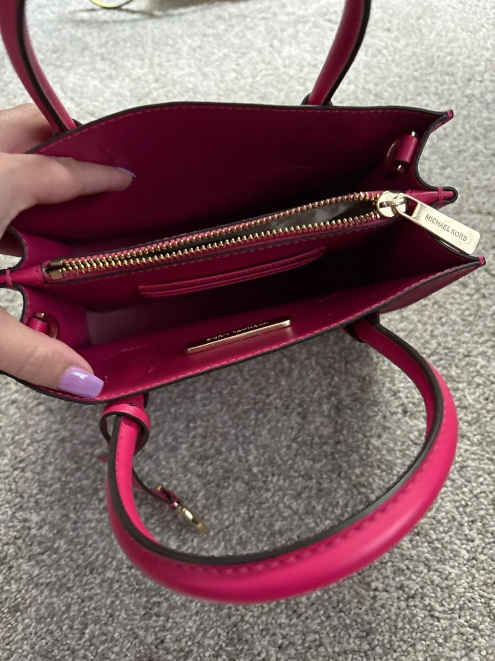Michael Kors Mercer Medium Leather Crossbody Bag